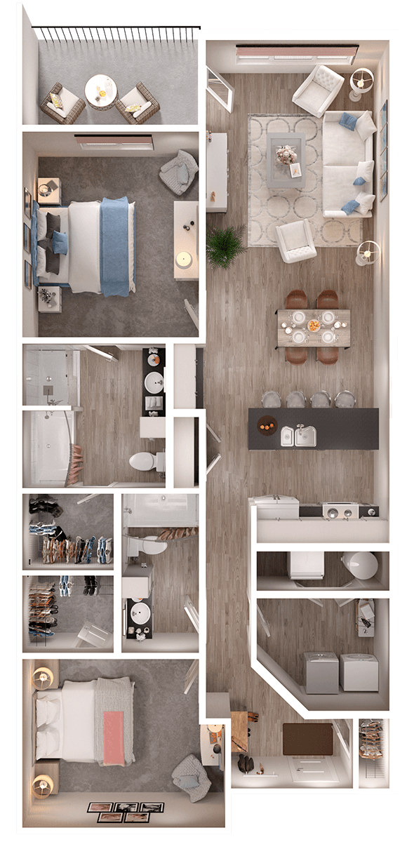 Floor plan layout diagram for B1